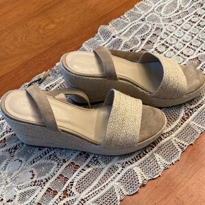 Pelle Moda Tan Wedge Sandals
